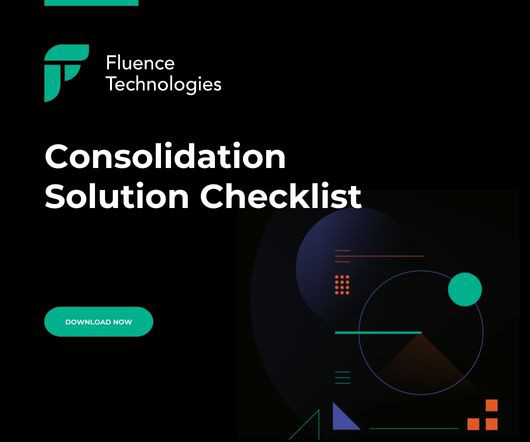 Consolidation Solution Checklist